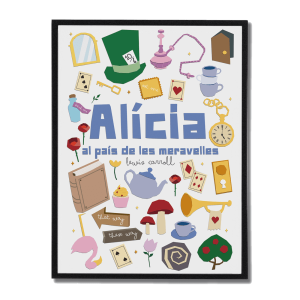Poster de Alicia en el País de las Maravillas para pared