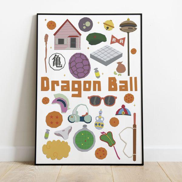 Pòster Dragon Ball. Afegeix caràcter i estil al teu habitatge amb les làmines úniques i originals