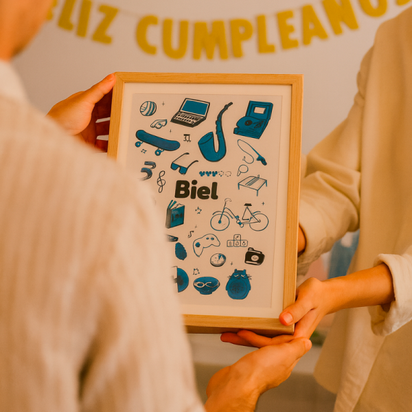 Poster Mi Mundo, un regalo único y personalizado